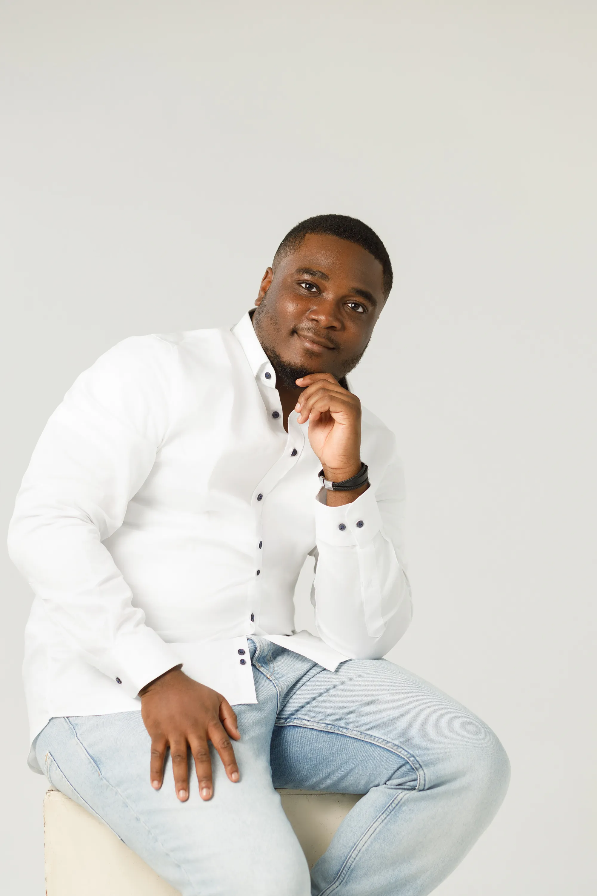 Models on the runway at Lagos Fashion Week.